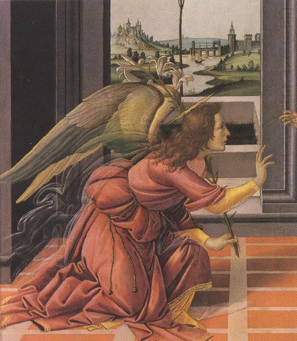 Details of Annunciation (mk36), Sandro Botticelli